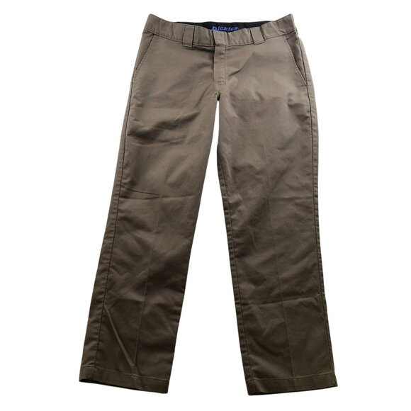 Dickies Men’s Flex Work Pants Size 36x30 Khaki Chino Straight Workwear Casual - Picture 1 of 13
